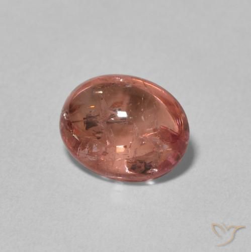 Tourmaline Rose foncé naturelle ovale, 1.98 ct, Transparent