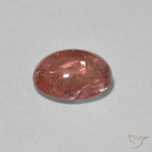 Tourmaline Rose foncé naturelle ovale, 1.98 ct, Transparent