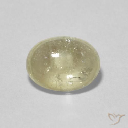 1.62ct Naturel Jaune pâle Tourmaline, ovale, Transparent