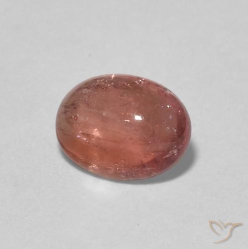 Tourmaline Medium Dark-Pink naturelle ovale, 1.28 ct, Transparent