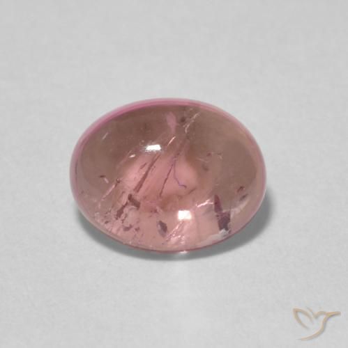 1.44ct Naturel Rose moyen Tourmaline, ovale, Transparent
