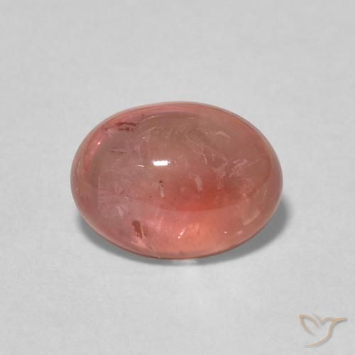 1.51ct Naturel Bois de rose Tourmaline, ovale, Transparent