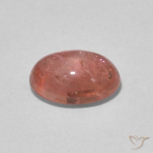 Tourmaline Bois de rose naturelle ovale, 1.51 ct, Transparent