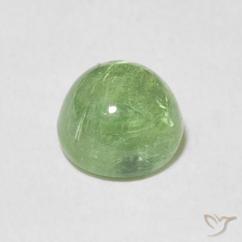 Tourmaline Vert jaunâtre naturelle Tour, 1.54 ct, Transparent