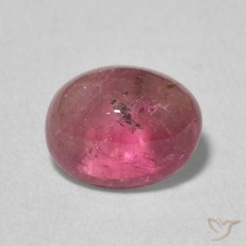 1.41ct Naturel Rouge foncé Tourmaline, ovale, Transparent
