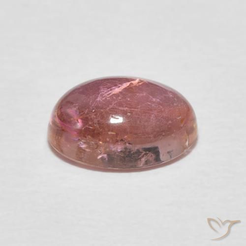 Tourmaline Rose moyen naturelle ovale, 1.60 ct, Transparent