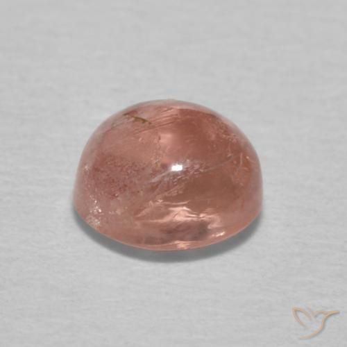 Tourmaline Rose pamplemousse naturelle Tour, 0.66 ct, Transparent