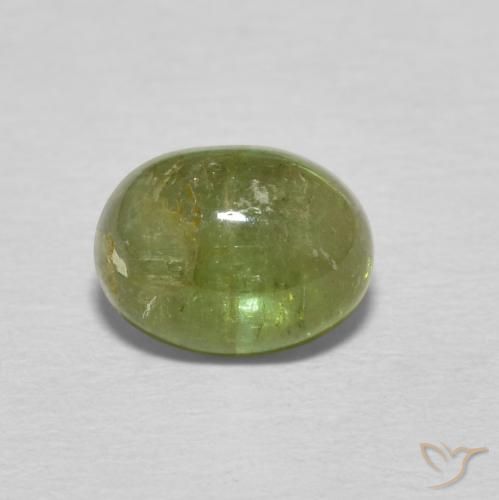 1.24ct Naturel Vert terre Tourmaline, ovale, Transparent