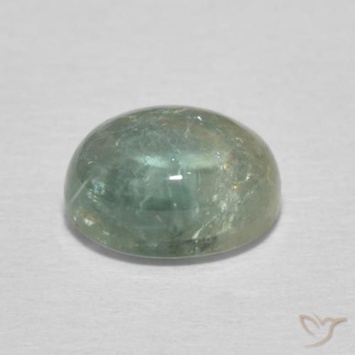 Tourmaline Vert très clair naturelle ovale, 1.96 ct, Transparent