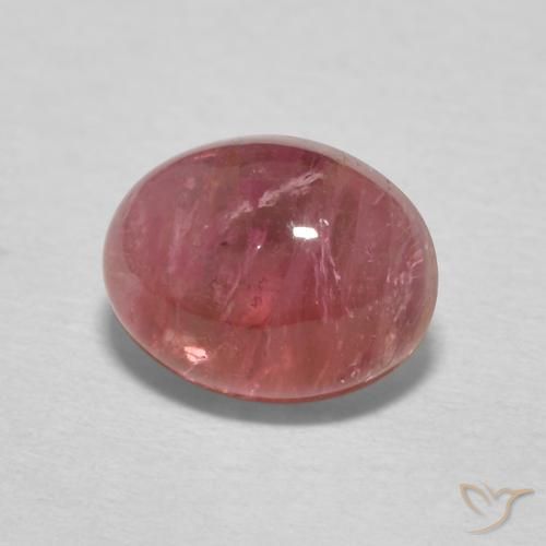 Tourmaline Rose foncé naturelle ovale, 1.79 ct, Transparent