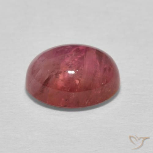Tourmaline Rose foncé naturelle ovale, 1.79 ct, Transparent