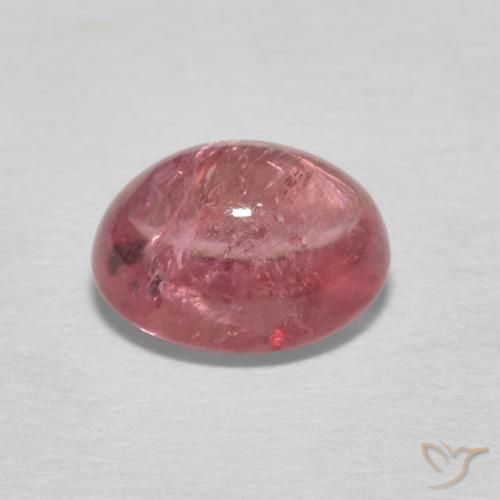 Tourmaline Rose foncé naturelle ovale, 1.85 ct, Transparent