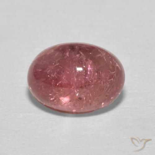 1.64ct Naturel Rouge cerise violacé Tourmaline, ovale, Transparent