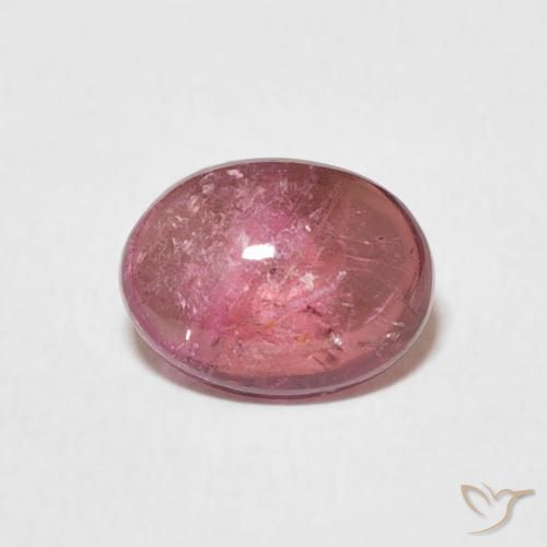 1.40ct Naturel Dark PInk Tourmaline, ovale, Transparent