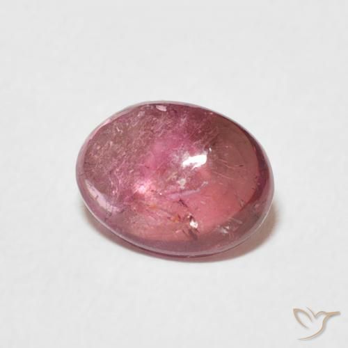 Tourmaline Dark PInk naturelle ovale, 1.40 ct, Transparent