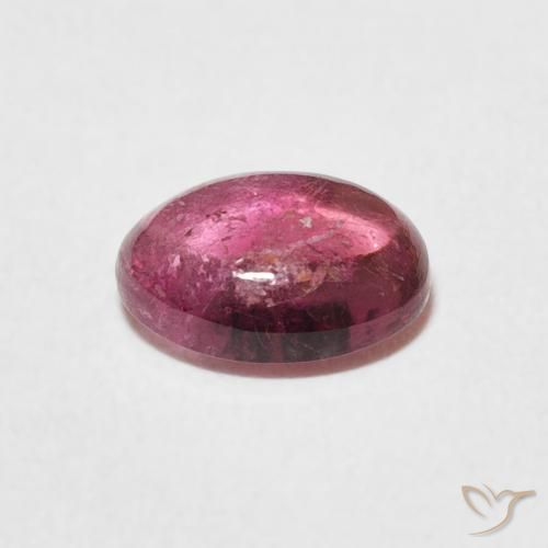 Tourmaline Dark PInk naturelle ovale, 1.40 ct, Transparent
