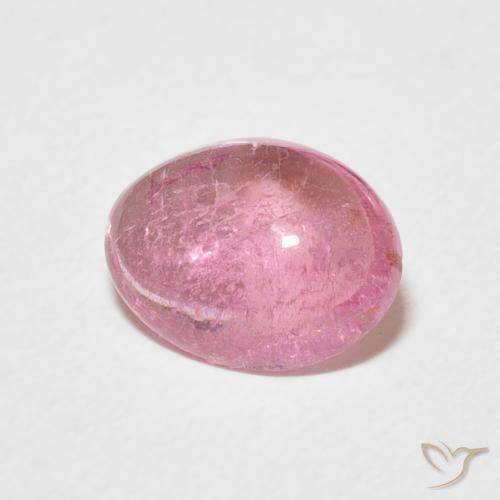 Tourmaline Rose bubblegum naturelle ovale, 1.86 ct, Transparent