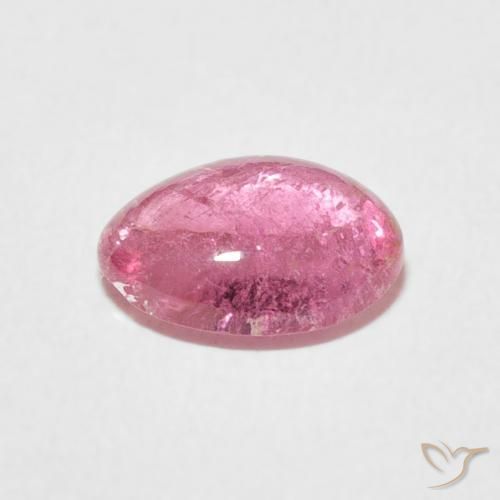Tourmaline Rose bubblegum naturelle ovale, 1.86 ct, Transparent