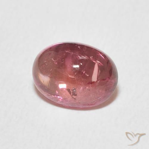 Tourmaline Rose moyen naturelle ovale, 1.79 ct, Transparent
