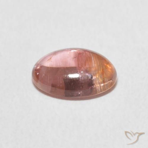 Tourmaline Rose clair naturelle ovale, 1.30 ct, Transparent