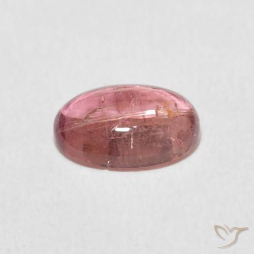 Tourmaline Rose moyen naturelle ovale, 1.28 ct, Transparent