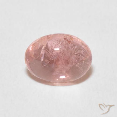 1.38ct Naturel Rose Tourmaline, ovale, Transparent