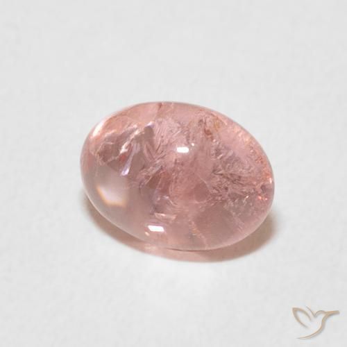 Tourmaline Rose naturelle ovale, 1.38 ct, Transparent