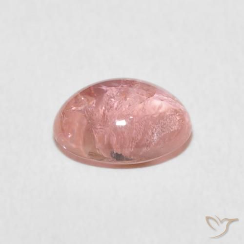 Tourmaline Rose naturelle ovale, 1.38 ct, Transparent