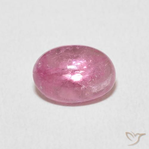 1.19ct Naturel Rose vif Tourmaline, ovale, Transparent