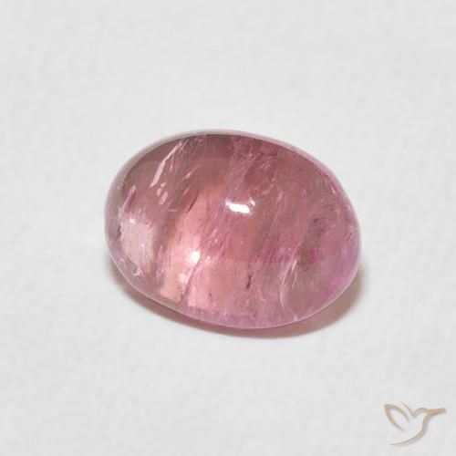 Tourmaline Rose intense naturelle ovale, 1.55 ct, Transparent