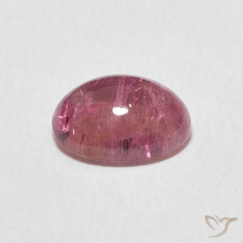 Tourmaline Rose intense naturelle ovale, 1.55 ct, Transparent