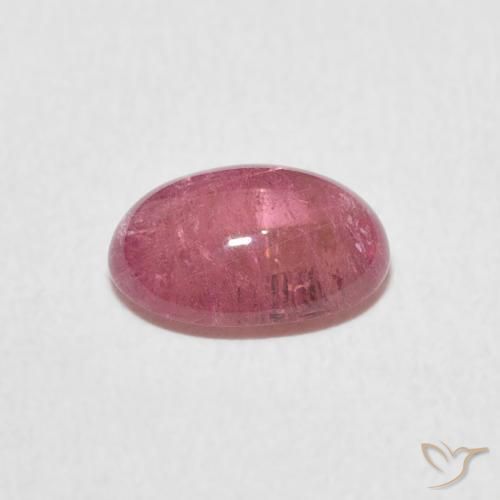 Tourmaline Rose bubblegum naturelle ovale, 1.23 ct, Transparent