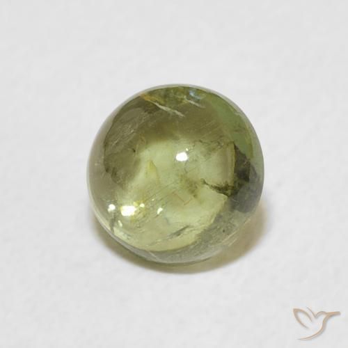 Tourmaline Vert jaunâtre naturelle Tour, 0.89 ct, Transparent