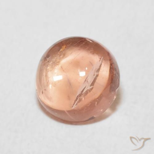 Tourmaline Pêche rose naturelle Tour, 1.18 ct, Transparent