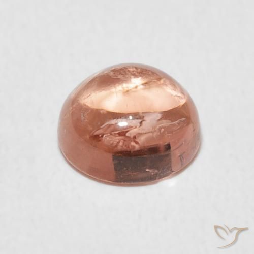 Tourmaline Pêche rose naturelle Tour, 1.18 ct, Transparent