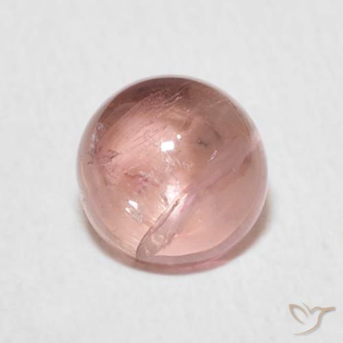 1.17ct Naturel Rose chaud et léger Tourmaline, Tour, Transparent