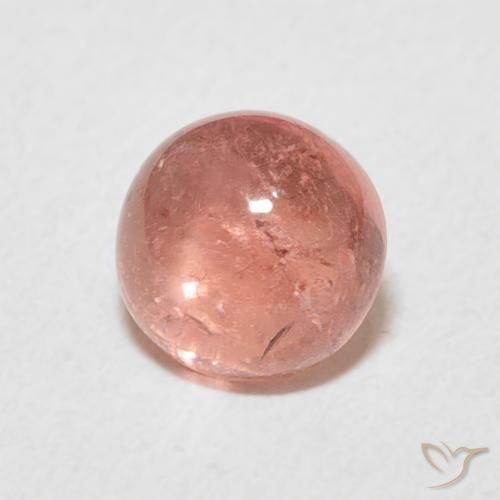 Tourmaline Rose rougeâtre naturelle Tour, 1.06 ct, Transparent