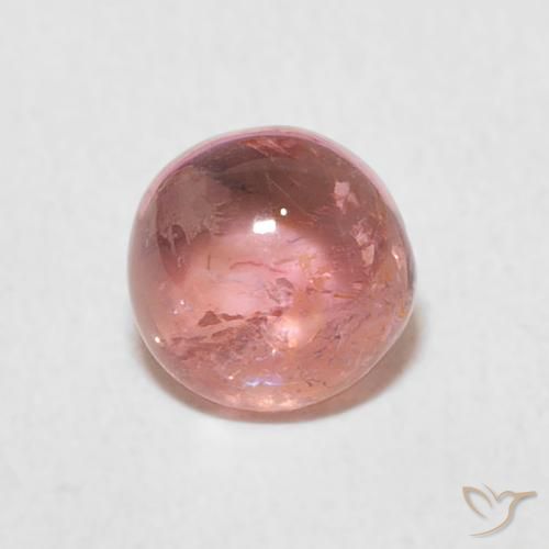 0.89ct Naturel Rose chaud et léger Tourmaline, Tour, Transparent