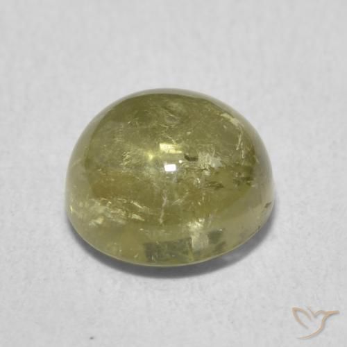 Tourmaline Vert jaunâtre naturelle Tour, 1.89 ct, Transparent