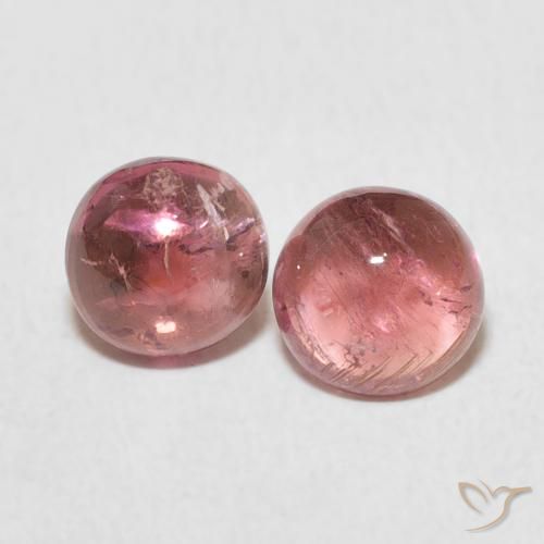 1.85ctw Naturel Rose foncé Tourmaline, Tour, Transparent