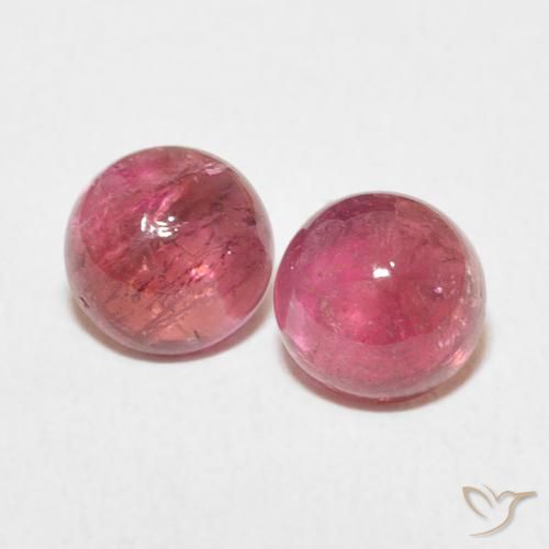 2.69ctw Naturel Punch aux fruits rouge Tourmaline, Tour, Transparent