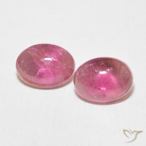 2.85ctw Naturel Punch aux fruits rouge Tourmaline, ovale, Transparent