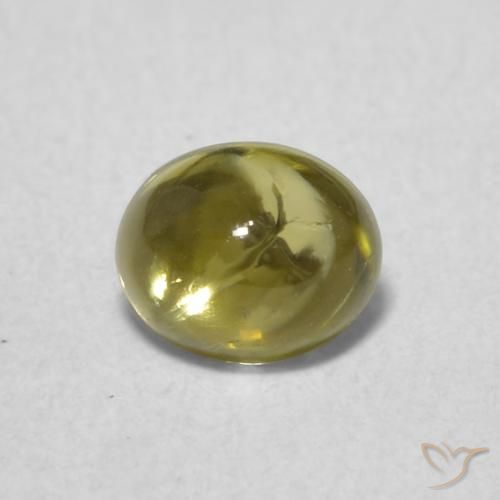 0.75ct Naturel Vert chaud et terreux Tourmaline, ovale, Transparent