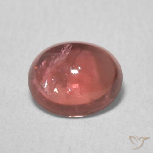 0.86ct Naturel Rose rose profond Tourmaline, ovale, Transparent