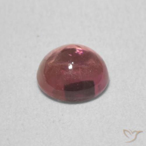 Tourmaline Rouge foncé naturelle Tour, 0.66 ct, Transparent