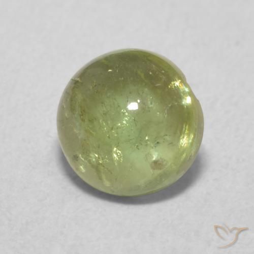 Tourmaline Vert jaunâtre naturelle Tour, 1.06 ct, Transparent