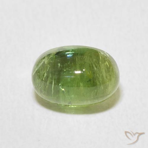 1.81ct Naturel Vert éclatant Tourmaline, ovale, Transparent