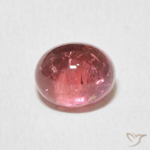 1.61ct Naturel Rose foncé Tourmaline, ovale, Transparent