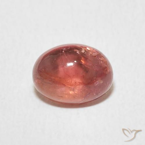 1.25ct Naturel Intense Reddish Pink Tourmaline, ovale, Transparent
