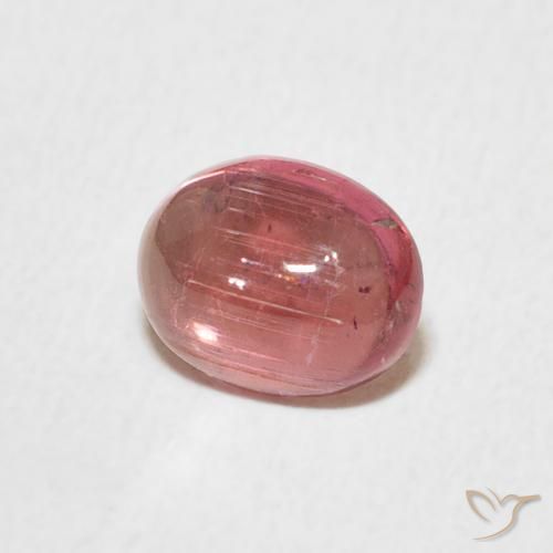 Tourmaline Rose clair naturelle ovale, 0.99 ct, Transparent